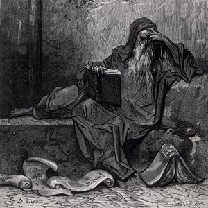 Ludovico Ariosto（1474-1533）による &39;Orlando Furioso&39;からのエンチャンターマーリン、1888年にHachetteから出版